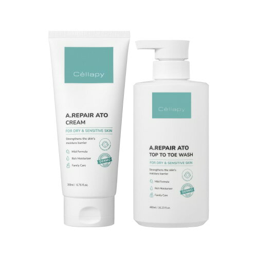 Cellapy セラアト 全身用シャンプー＆クリームセット 商品箱なし アウトレット品