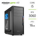 ゲーミングPC RTX3060 Core i5-12400F メモリ16GB SSD1TB B760 デスクトップ