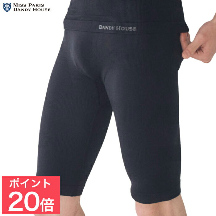 【今だけ P20倍】ダンディハウス コンプレッションパンツ ブラックコンプレッション インナーウェア メンズ 着圧 加圧 下腹 太もも 骨盤 ウエスト 運動 スポーツ ボディメイク 引き締め 体系維持 矯正 姿勢 たるみ サポート