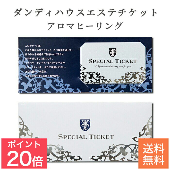 【今だけ P20倍】エステ 体験ギフト 送料無料【 ダンディハウスエステチケット アロマヒーリング 】｜ エステ券 ダイ…