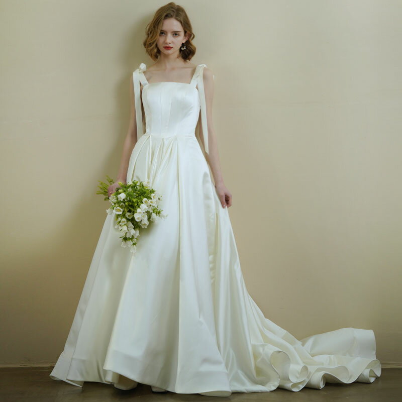 ウェディングドレス ウエディングドレス 二次会 結婚式 披露宴 前撮り 後撮り ブライダル ロングドレス..