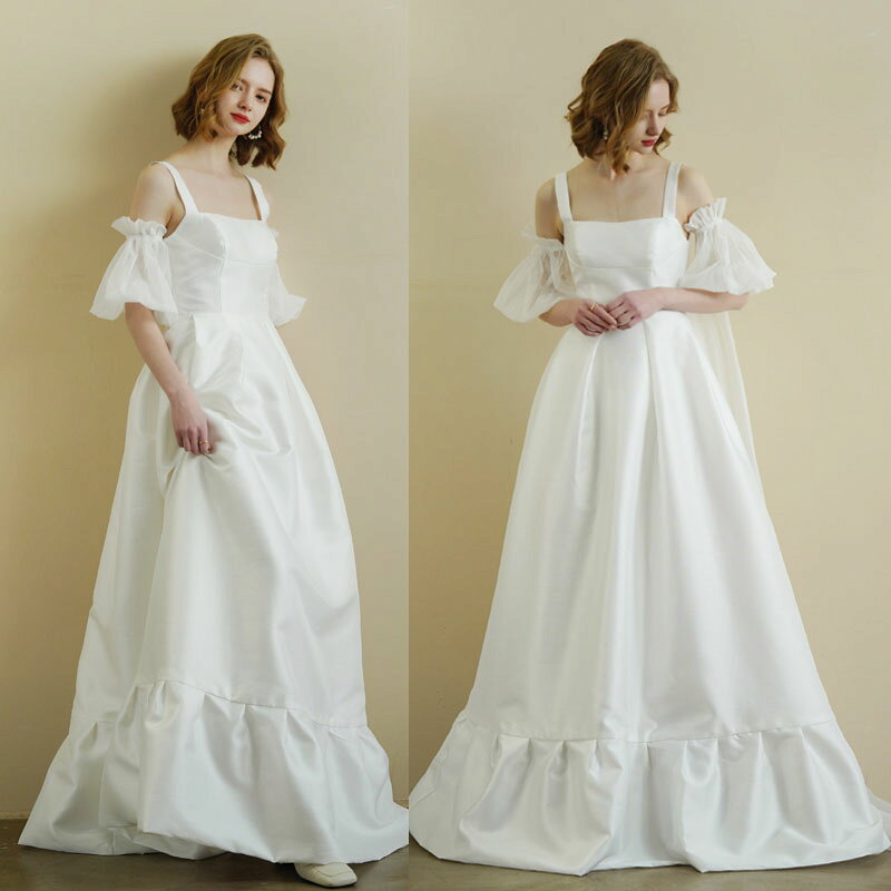 ウェディングドレス 花嫁 ブライダル ロングドレス 結婚式 海外挙式 wedding dress 前撮り 後撮り パーティードレス フォーマル イブニングドレス ワンピース イベント用 写真 披露宴 演奏会