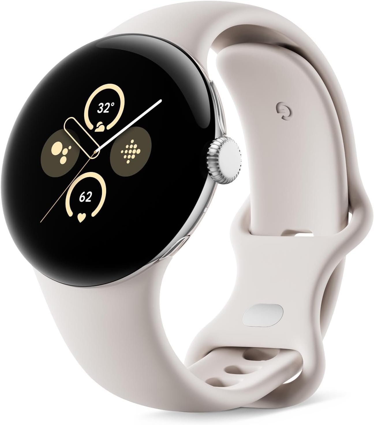 Google Pixel Watch 2 Wifiモデル Polished Silver アルミケース Bay アクティブバンド Bluetooth対応 新品 スマートウォッチ 本体 1年保証