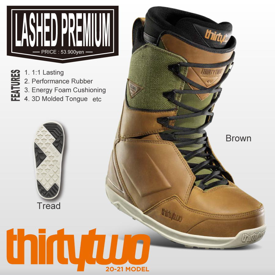 20-21 THIRTYTWO 32 (T[eBgD[) LASHED PREMIUM (bVh v~A) \񊄈10%OFF / 25.5cm/26cm/26.5cm/...