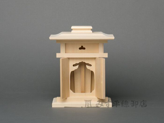 厨子宮(3寸5分～8寸) 神棚 モダン デザイン シンプル 高級神棚 お宮 御宮 木曽桧 日本製 国産 職人手作り