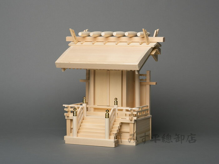 神明宮 長押5～6寸(丸屋根、柾、板戸) 神棚 モダン デザイン シンプル 高級神棚 お宮 御宮 木曽桧 日本製 国産 職人手作り