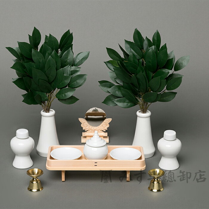 瀬戸製 祖霊舎用セット（並）神棚 モダン デザイン シンプル 高級神棚 お宮 御宮 木曽桧 桧 日本製 国産 職人手作り