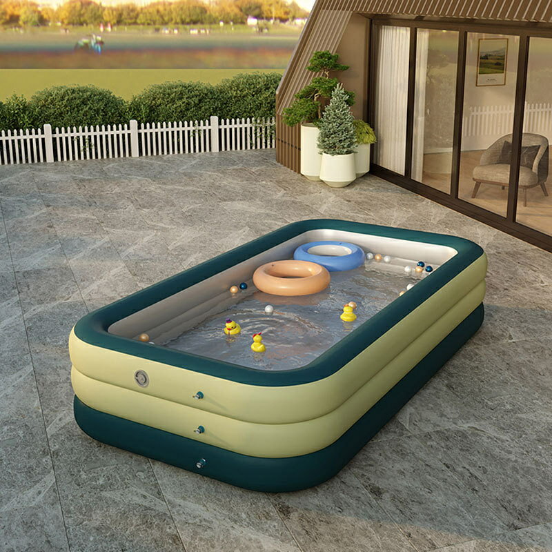 【送料無料】家庭用プール ビニールプール エアープール 数秒で膨らむ プール 水遊び 庭遊び 子供用プール 子供 プール ファミリープール 大型 ベビープール ...