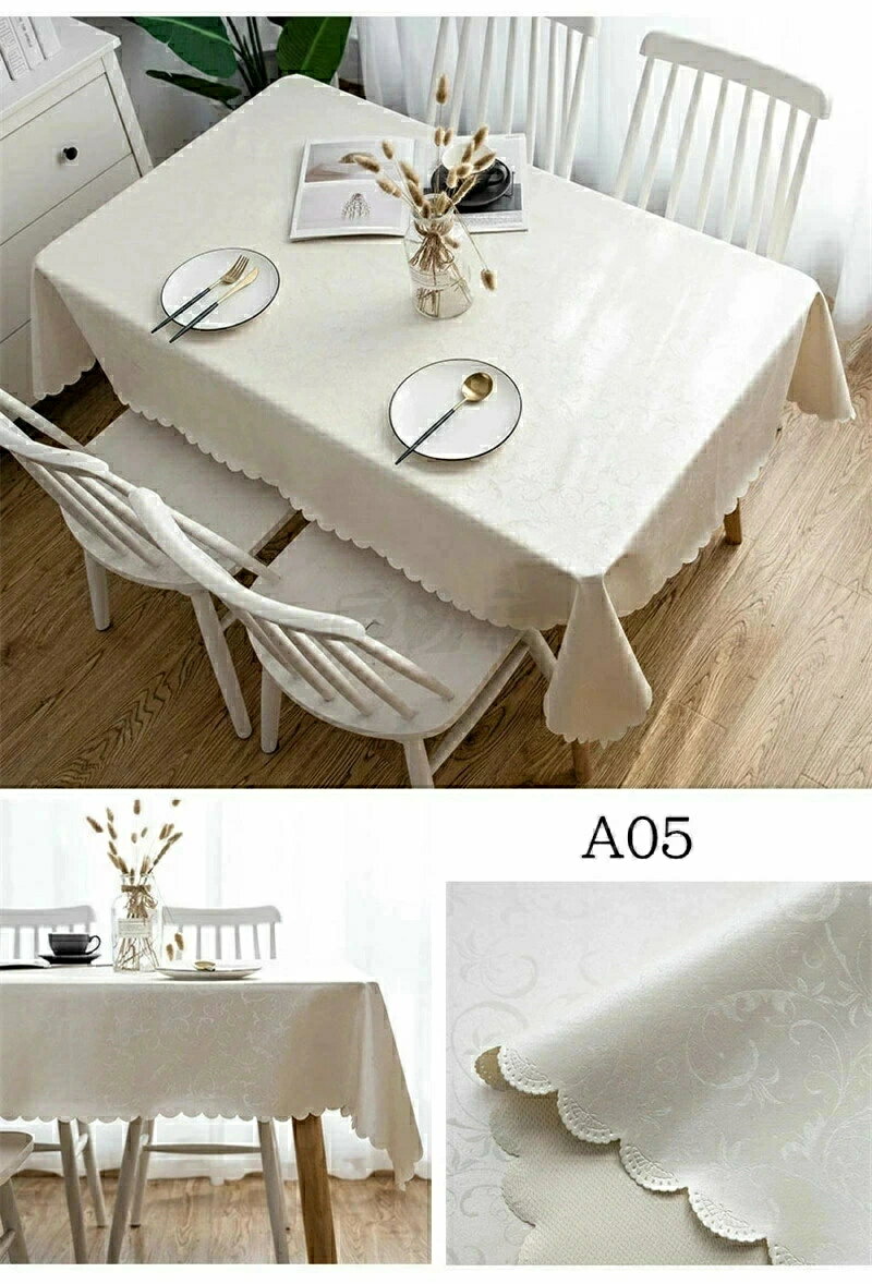 テーブルクロス 14色 11サイズ大きめ 防水 PVC製 防水防油加工 耐熱性 滑り止め テーブル クロス 高級 テーブルマット 無地 デスクマット 食卓カバー マルチカバー レストランでも採用される 撥水 耐熱 カバー 正方形 長方形 汚れ防止 装飾 飾り