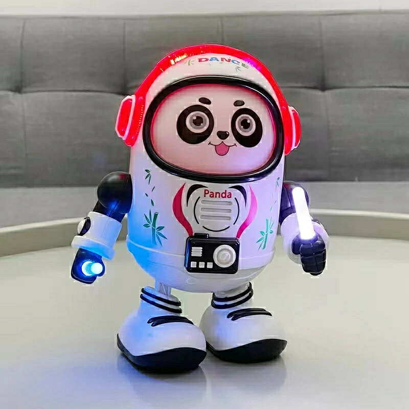 ミステキナ 楽天市場店の電動ロボットパンダ ダック アヒル ロボットおもちゃ多機能ロボット 歩く滑走 音楽 ダンス 電子玩具 ギフト 男の子 女の子 知育玩具 誕生日 クリスマス プレゼント｜アングル2