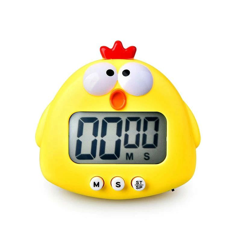 タイプ（バッテリー別売り） ベーキングエッグタイマー 時間管理ワークアウト 大画面調理タイマー時計 大音量アラーム インテリ