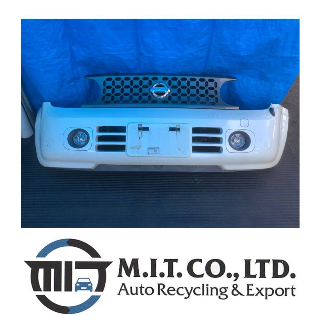 【中古】DBA YZ11 キューブ (2007) 右（R) フロントバンパー QX1 個人宅への発送不可最寄りの営業所止 MIT 24082811 美品