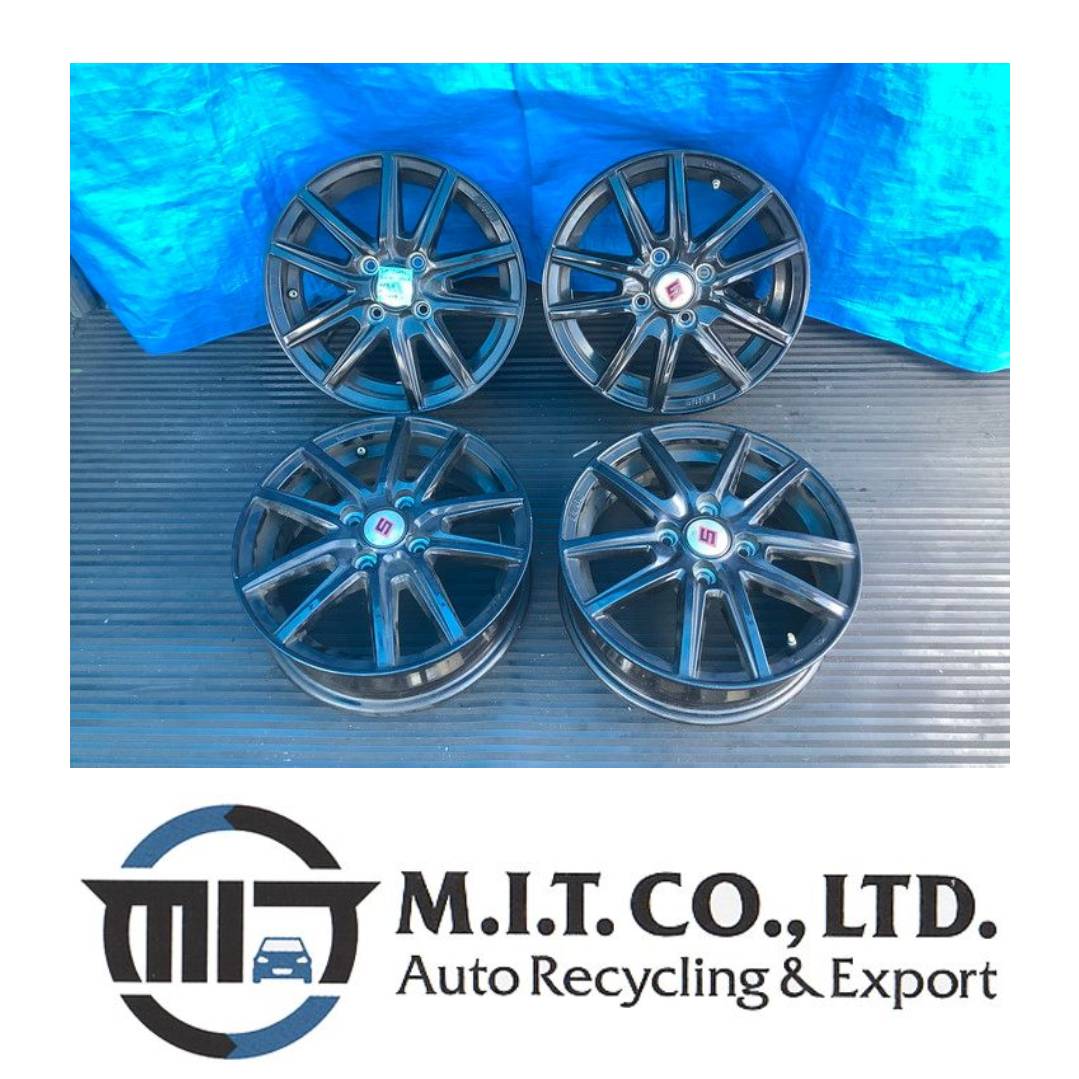 【中古】CBA HE21S ラパン (2005) ホイール 4本セット 個人宅への発送不可最寄りの営業所止 MIT 24082812 美品