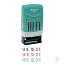シヤチハタ Xスタンパー 回転日付印 欧文日付 3号 補充インキ2本付 XNDB-3/H