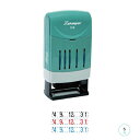 シヤチハタ Xスタンパー 回転日付印 欧文日付 5号 補充インキ2本付 XNDB-5-H 黒/赤/藍