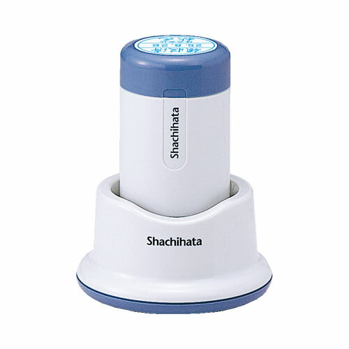 シヤチハタ データーネーム 光沢紙用 30号 スタンド式 日付L 別注品・Aタイプ XGFD-K30BL