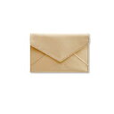 【アウトレット品】【Pineider】ピネイダー・CITY CHICコレクション　名刺入れ　Business card holder envelope shaped ベージュ　送料無料　ラッピング無料