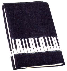 MARKET　鍵盤織リボンブックカバー