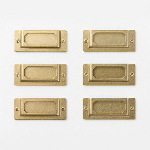 ゆうパケット発送・送料込み！ TRCブラスラベルプレート真鍮の美しいプレートトラベラーズカンパニー