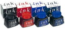 仕様 製品名：インキ30ml 品番：INK-30 価格：400円+消費税 種類：一般書記用インキ 色：ブラック・レッド・ブルー・ブルーブラック ※メール便で発送できない商品です 配送方法 ご覧頂いております環境によって色味等が若干異なる場合がございます。