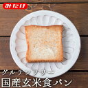 楽天【公式】みたけ食品　楽天市場店グルテンフリー 玄米食パン 米粉パン 国産米 国産米粉 小麦グルテンフリー 小麦不使用 グルテン不使用 小麦代替え ヴィーガン 健康 グルメ お試し 玄米パン 国産 常温保存