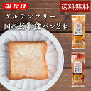 【クーポンあり】グルテンフリー 玄米食パン 2本セット 送料無料 国産 米粉パン 玄米食パン1本 焙煎玄米食パン各1本 玄米 国産米粉 小麦グルテンフリー 小麦不使用 グルテン不使用 小麦代替え ヴィーガン 健康 グルメ お試し 送料無料 玄米パン 国産 常温保存