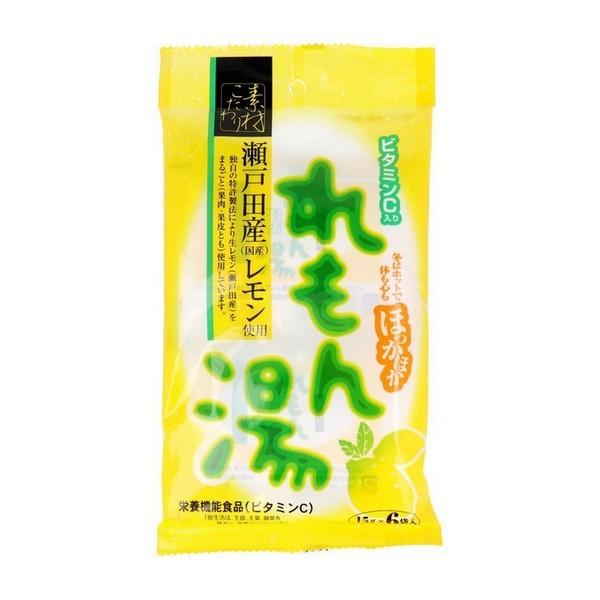 【訳あり理由：期限切迫 賞味期限 :2026年7月31日のため】れもん湯（15g×6袋） れもん湯 国産レモン 柑橘飲料 リフレッシュドリンク フレーバー飲料 飲みやすい 熱湯溶解 さっぱり味 健康飲料 アロマティック