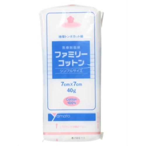 ファミリーコットン (7cm×7cm 40g)