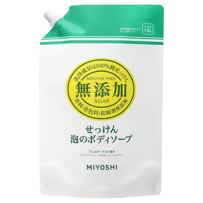 ミヨシ石鹸 無添加せっけん 泡のボディソープ 詰替え用 5L