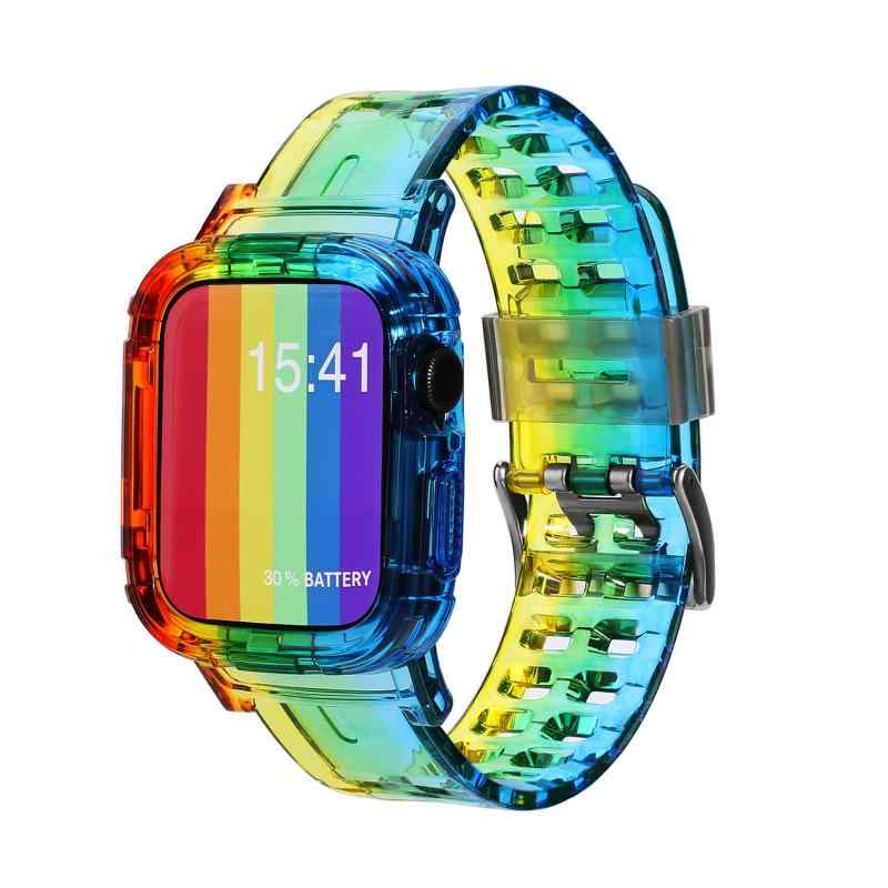 SEARME TREND NArvoh Apple Watch 44mm 42mm 45mm 38mm 40mm 41mmp op[P[Xt fB[X Y 킢 NX^ی X|[cXgbv Apple Watch SE iWatchohV[Y 8 7 6 5 4