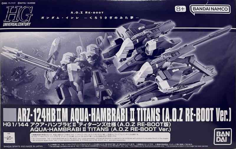 BANDAI HGUC ガンダム インレ-くろうさぎのみた夢- 1/144 アクア ハンブラビII ティターンズ仕様 (A.O.Z RE-BOOT版)