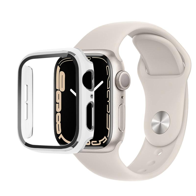 DYAOLE Ή Apple Watch Series 9/8/7 P[X 45mm AbvEHb`9/8/7 P[X 45mm 2FP[X Ή AbvEHb` Jo[ KXtB ̌^ Apple Watch Jo[ {Ɏq d\ S