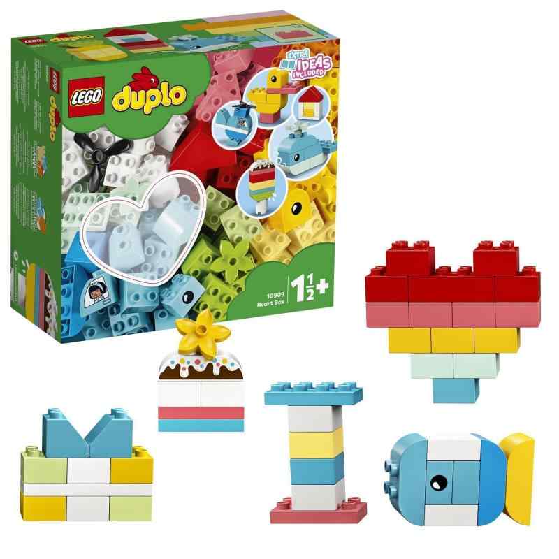 楽天ミタケ商店レゴ（LEGO） デュプロ デュプロのいろいろアイデアボックス<ハート> 10909 おもちゃ ブロック プレゼント幼児 赤ちゃん 男の子 女の子 1歳半以上 2020年発売モデル