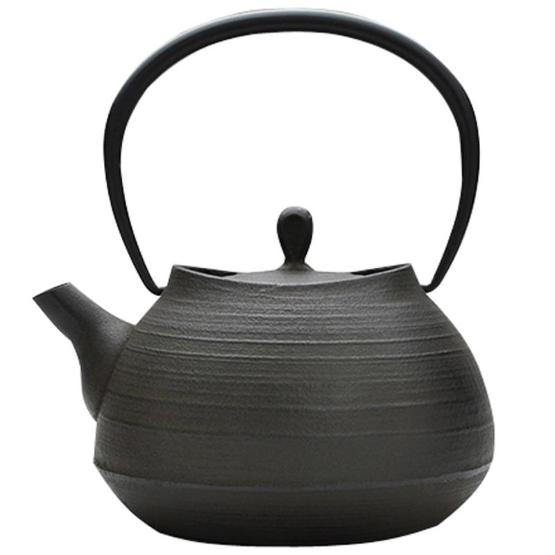 南部鉄器：壱鋳堂 鉄瓶 刷毛目 Kettle hakeme 1L W18×D15×H20(cm)【IH調理器対応】