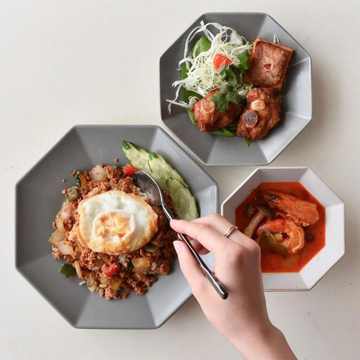大皿 おしゃれ パスタ皿 【300円OFFクーポン】 和皿 軽い 和食器 Arde 盛皿 八角 ...