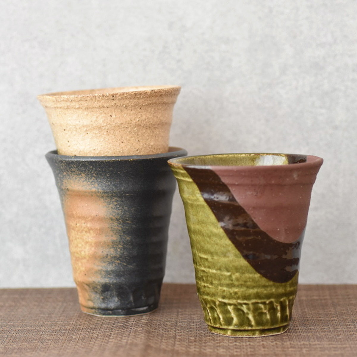 【300円OFFクーポン】焼酎カップ 器名人 酒器 ビアカップ ビアグラス 焼酎グラス フリーカップ タンブラー お酒 焼酎 ビール 日本酒 水割り チューハイ お茶 陶器 父の日 母の日 敬老の日 贈り物 ギフト プレゼント おもてなし 和風 お祝い 結婚祝い 日本製 美濃焼