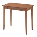 スーパSALE10倍&4時間限定10%OFF あずま工芸 Dione(ディオーネ) ウッドデスク 幅70cm 引出し付 ウォールナット ED-2870 デスク ...