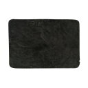 スーパSALE10倍&4時間限定10%OFF ハーフケット 約100×140cm ダークグレー ステッチ 吸湿発熱機能 もこもこあったか ブランケット リビング...