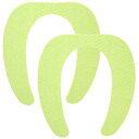 吸着式 便座カバー/トイレカバー グリーン 2組入 3個セット 幅10cm 洗える レック ぴたQ 吸着べんざシート 〔お手洗い〕