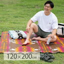 スーパSALE10倍&4時間限定10%OFF 丈夫で洗える レジャーラグ クライヴ 約120×200cm PP ポリプロピレン アウトドア レジャーシート いぐ...