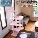 スーパSALE10倍&4時間限定10%OFF 椅子職人が作るキャットタワー国産 日本製 Minette ミネット