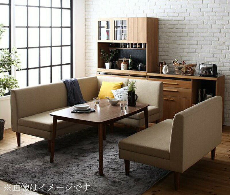 こたつもソファも高さ調節できる 収納付きリビングダイニングセット 5人 5点セット(テーブル+2Pソファ2脚+1Pソファ1脚+コーナーソファ1脚) W120