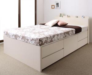 ベッド 収納付きベッド ダブルベッド マットレス付き 収納 収納付 収納ベッド 大容量 収納ボックス 布団 敷き布団 おしゃれ 収納家具 頑丈 組立設置付 マルチラススーパースプリングマットレス付 ダブル