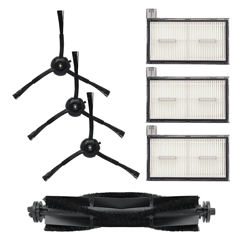 ※こちらの商品は純正品ではありません※商品の色味や仕様は、画像と異なる場合がございます サイドブラシ 》 フィルター 》 回転ブラシ 》 モッピングクロス 》 ダストバッグ 》 交換パーツ7点セット 》 交換パーツ5点セット 》 交換パーツ9点セット 》 商品名 交換パーツ7点セット 互換品 入り数 サイドブラシ×3個 フィルター×3個 回転ブラシ×1個 対応機種 Eufy Clean X8 Pro 保証期間 購入日から3ヵ月 配送について メール便（送料無料）・代引き不可 Anker Eufy Clean ロボット掃除機 交換用サイドブラシ T29F3011 交換用フィルター T29F0011 交換用回転ブラシ T29F4011