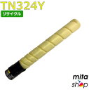 コニカミノルタ用 TN324Y トナー イエロー リサイクルトナーカートリッジ 【現物再生品】 ※使用済みカートリッジが先に必要になります 【沖縄・離島 お届け不可】
