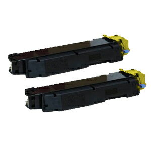 Kyocera - 【純正品】 京セラ KYOCERA 【2本セット】 TK-5141Y トナー イエロー 【沖縄・離島 お届け不可】