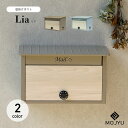 壁掛けポスト Lia リア / MOJYU / ポスト / 壁掛け / ダイヤルロック / 鍵付き / スリット窓付き / 長形3号封筒 / A4サイズ / エ...