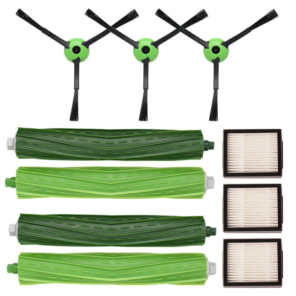ルンバ e5/i2/i3/i5/i7/j5/j7/j9 シリーズ用 互換品 消耗品8点セット ダストカットフィルター×3個 エッ..