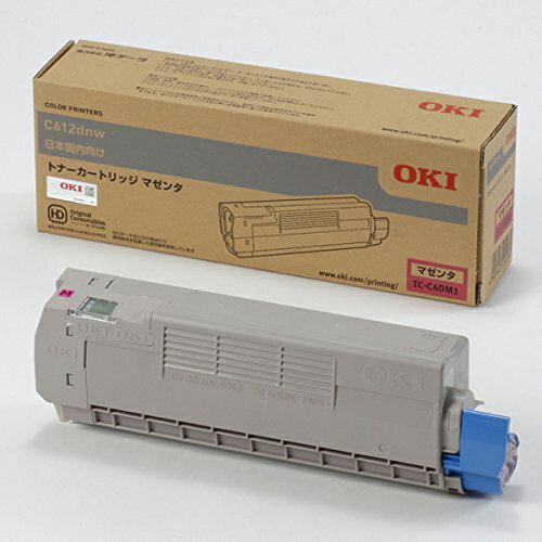 【純正品】 沖データ OKI TC-C4DM1 トナーカートリッジ マゼンタ 【沖縄・離島 お届け不可】