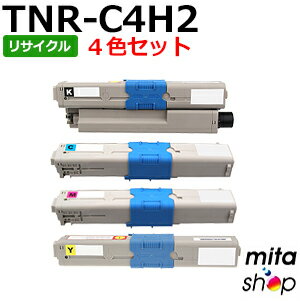 Recyclables - 【4色セット】 TNR-C4HK2 TNR-C4HC2 TNR-C4HM2 TNR-C4HY2 (TNR-C4H1の大容量) リサイクルトナーカートリッジ (即納再生品) 【沖縄・離島 お届け不可】